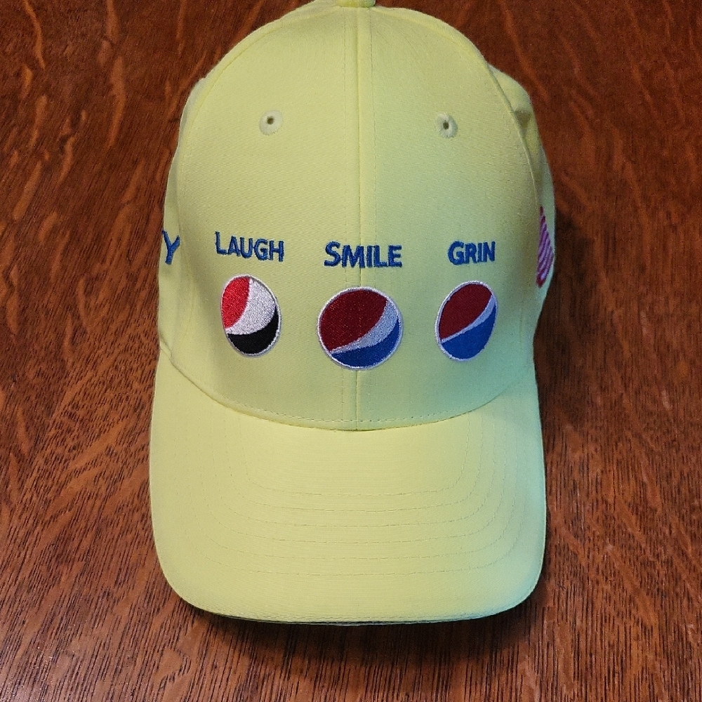 Yellow Cap with Pepsi Logo